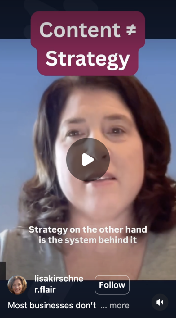 content not strategy